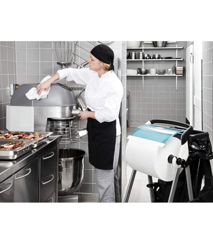 Průmyslové utěrky Tork - 2vrstvé, bílý recykl, 2 role (66373)