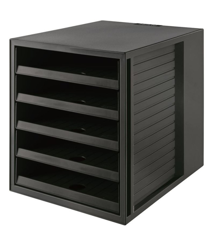 Zásuvkový box HAN KARMA, ECO - 5 zásuvek, černý