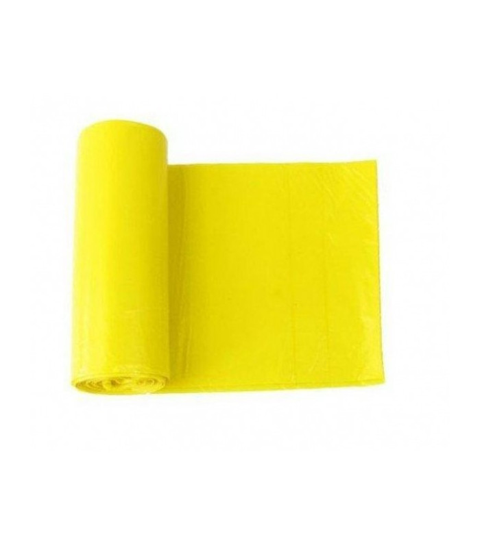 Pytle na odpadky na tříděný odpad - žluté, 120 l, 45 mic, 8 ks