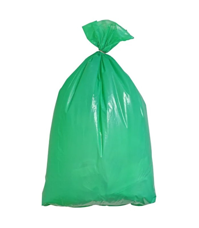 Pytle na odpadky na tříděný odpad - zelené, 120 l, 45 mic, 7 ks