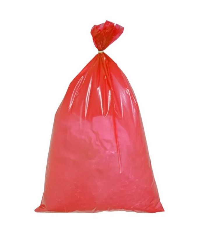 Pytle na odpadky na tříděný odpad - červené, 120 l, 45 mic, 7 ks