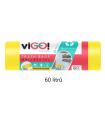 Pytle na odpadky ViGO - 60 l, žluté, 28 mic, 10 ks