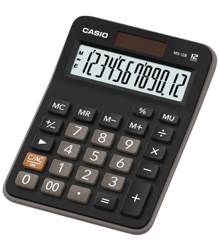 Stolní kalkulačka Casio MX-12B - 12místný displej, černá