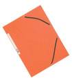 Desky s chlopněmi a gumičkou Q-Connect - A4, oranžové, 10 ks