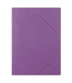 Prešpánové desky s chlopněmi a gumičkou Donau - A4, fialové, 1 ks
