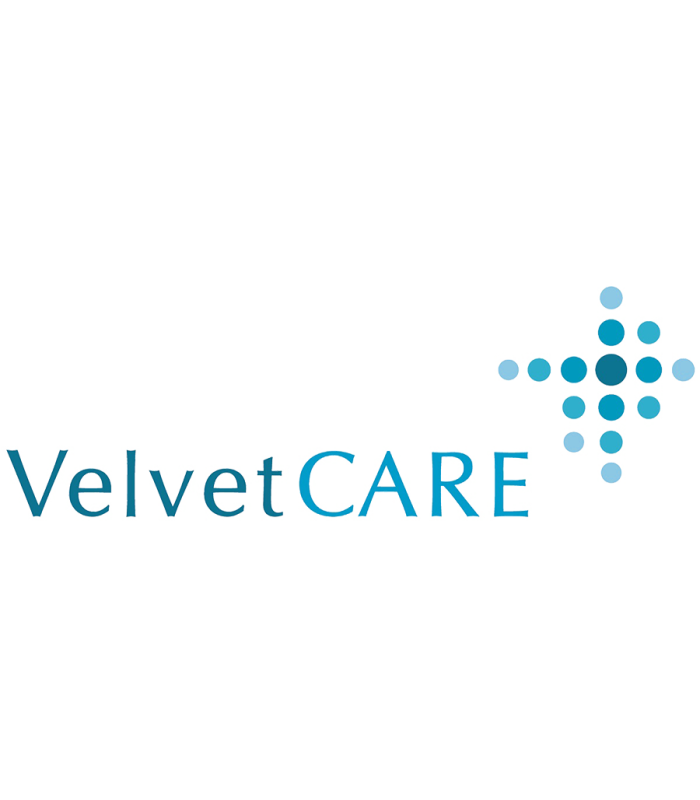 Skládané papírové ručníky Velvet Professional - 2vrstvé, bílé, 23x23 cm, 20x150 ks (5600042)