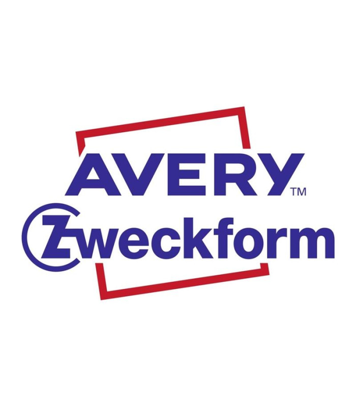 Etikety na pořadače Avery Zweckform - bílé, 192 x 38 mm, 210 ks