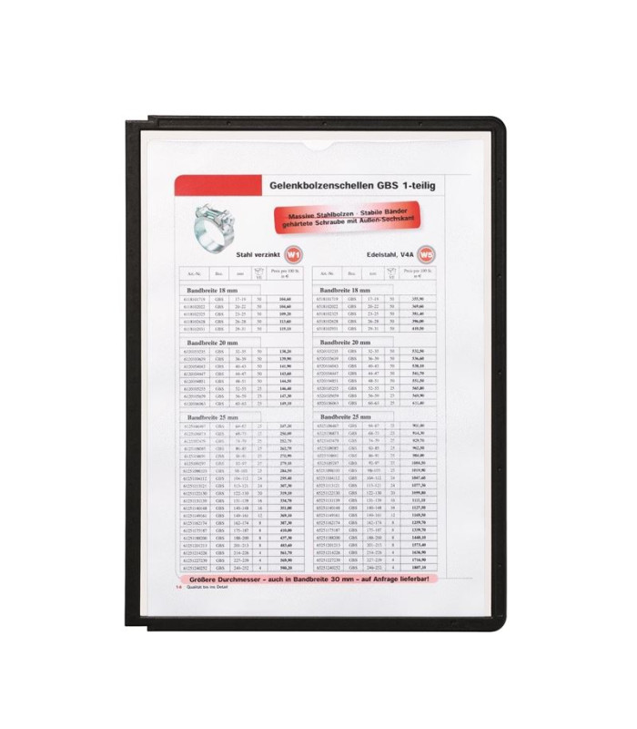 Kapsa Sherpa Durable A4, černá