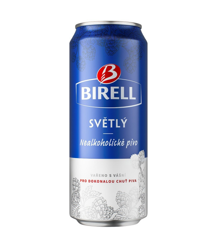 Nealkoholické pivo Birell - 24x 0,33 l, plech