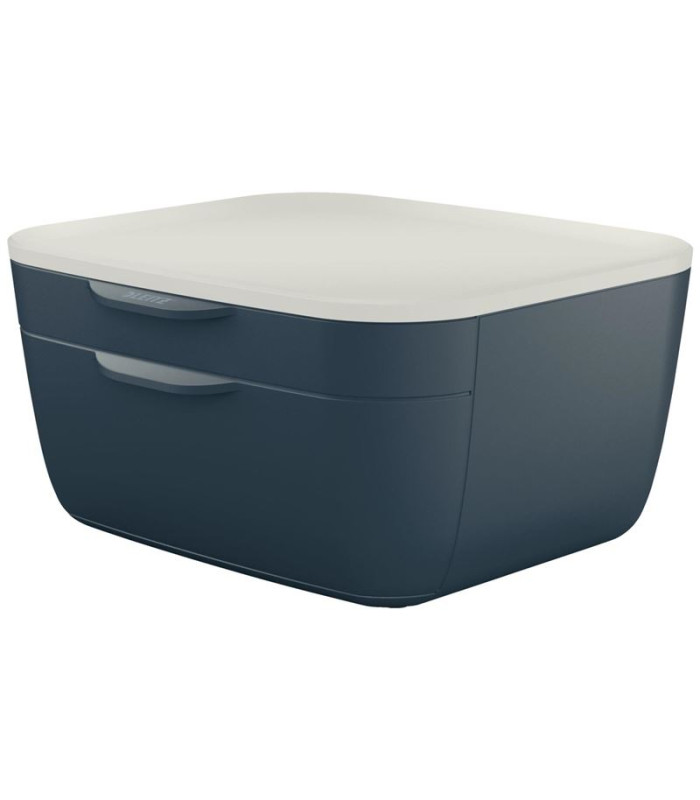 Zásuvkový box Leitz Cosy - dvouzásuvkový, sametově šedá