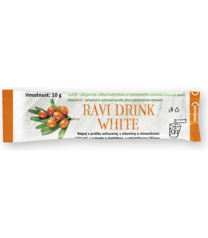 Ochranný nápoj RAVI - s rakytníkem, 20 x 10 g