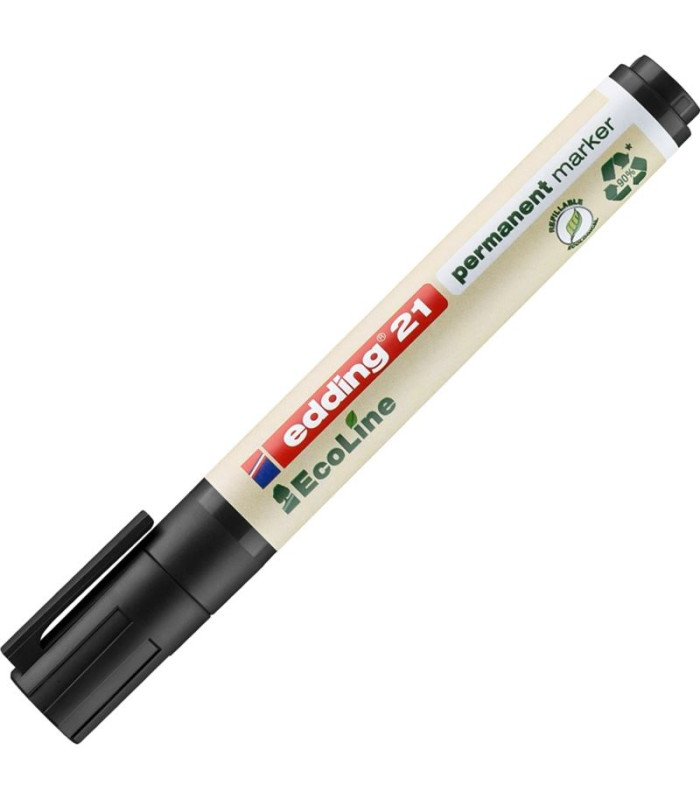 Permanentní popisovač Edding Ecoline 21 - kulatý hrot, černý