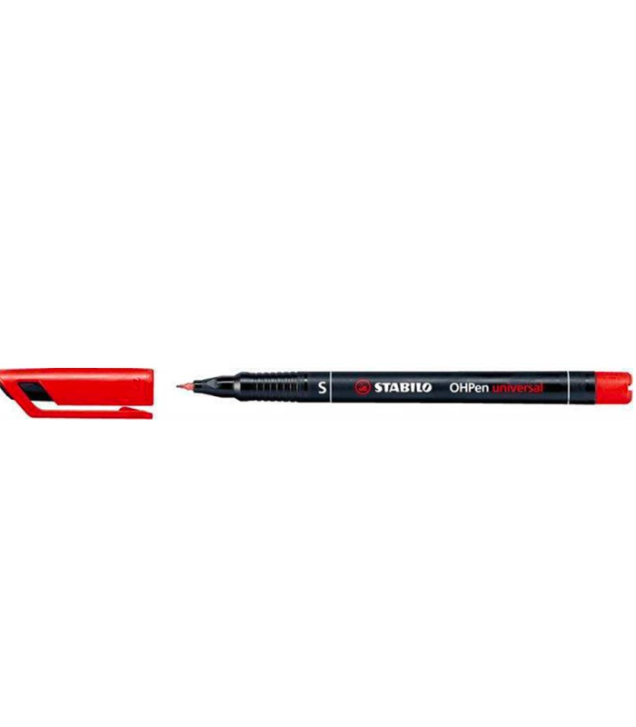 Permanentní popisovač STABILO OHPen universal 841S - červený