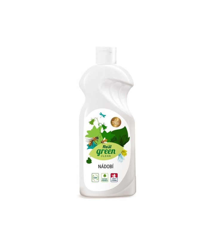 Prostředek na nádobí Real green - ekologický, 500 g