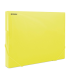 Box na spisy s gumičkou Donau - A4, transparentně žlutý, 3 cm