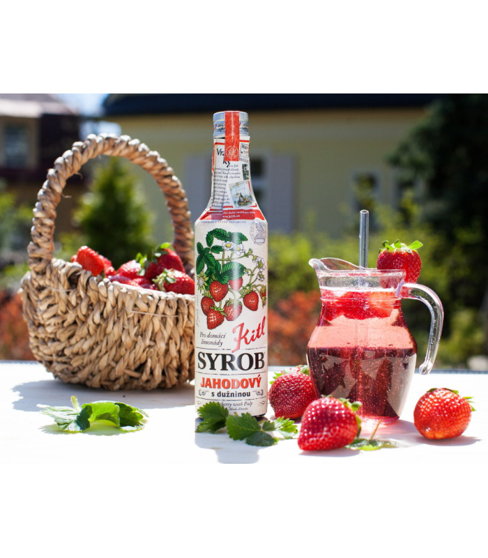 Kitl Syrob - jahodový sirup, 500 ml