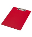 Psací podložka s klipem a úchytem pro pero, Formát A4, Materiál povrchu: kašírovaný polypropylen, Barva červená, Cena za ks