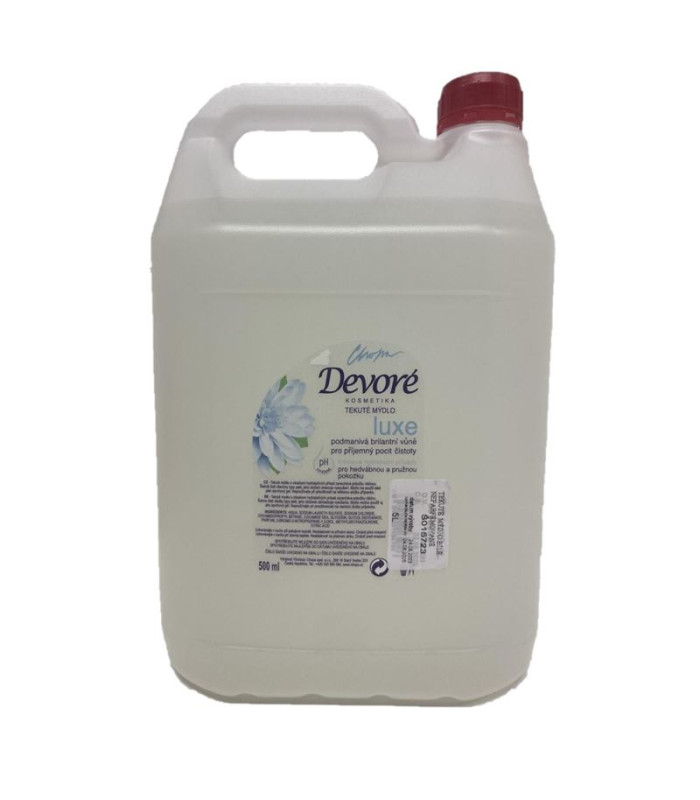 Tekuté mýdlo neparfémované - na dolévání, 5 l