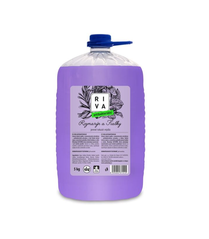 Tekuté mýdlo Riva, antibakteriální, 5 l