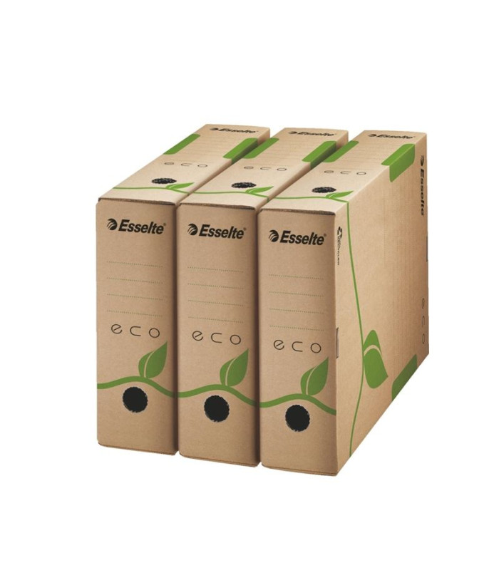 Archivační krabice Esselte ECO - hnědá, 8 cm