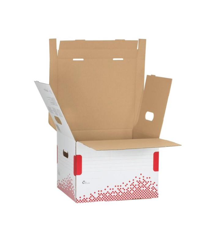 Archivační krabice Esselte Speedbox - bílá, 43,3 x 26,3 x 36,4 cm