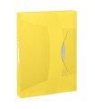 Box na spisy s gumičkou Esselte VIVIDA - A4, žlutý, 4,7 cm