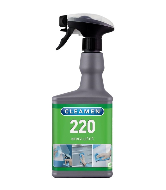 Leštidlo Cleamen 220 - nerezové povrchy, 500 ml