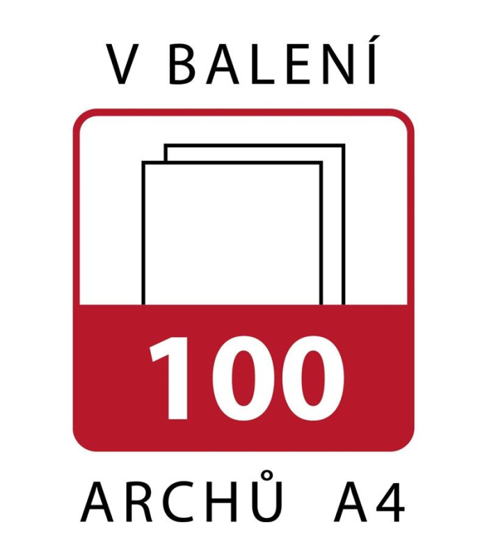 Lesklé etikety S&K Label - bílé, 210 x 297 mm, 100 ks