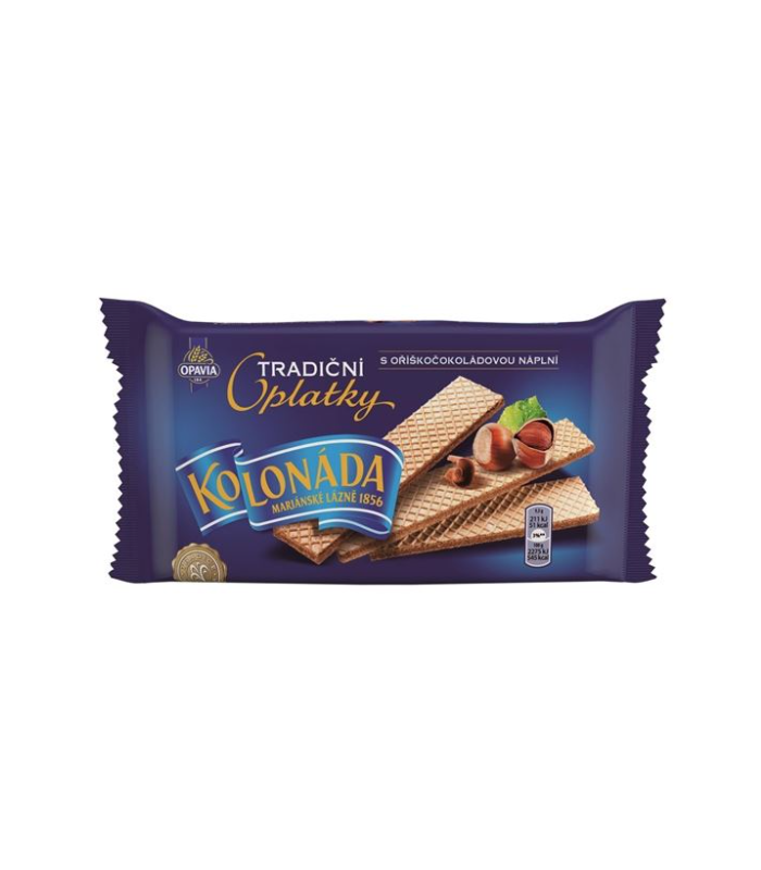 Oplatky Kolonáda - tradiční, oříško-čokoládové, 140 g