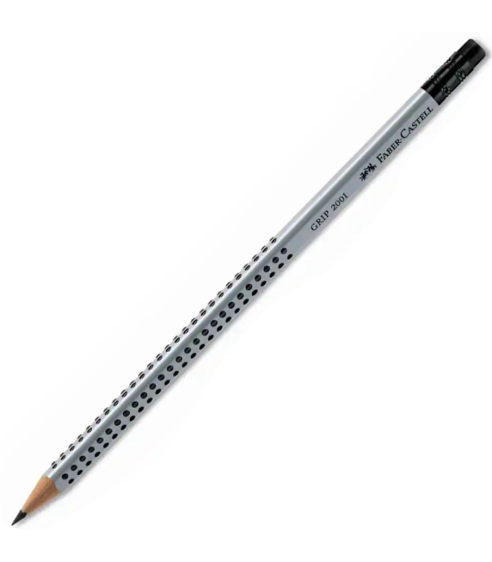 Grafitová tužka Faber-Castell Grip 2001 - s pryží, HB, 12 ks