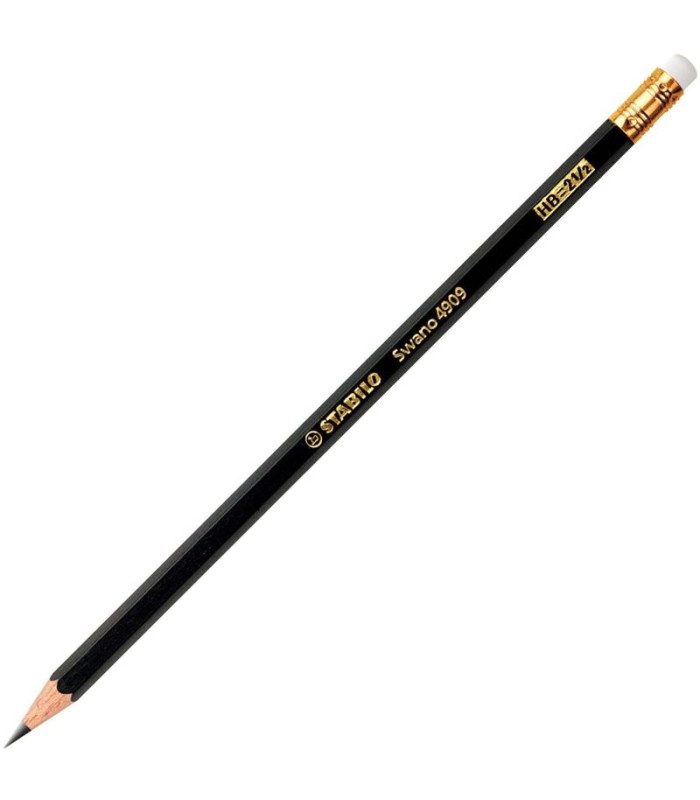 Grafitová tužka STABILO Swano - s pryží, HB, 12ks