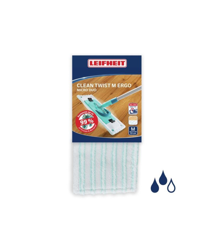 Náhrada k mopu Leifheit - Clean Twist Ergo, micro duo, velikost M