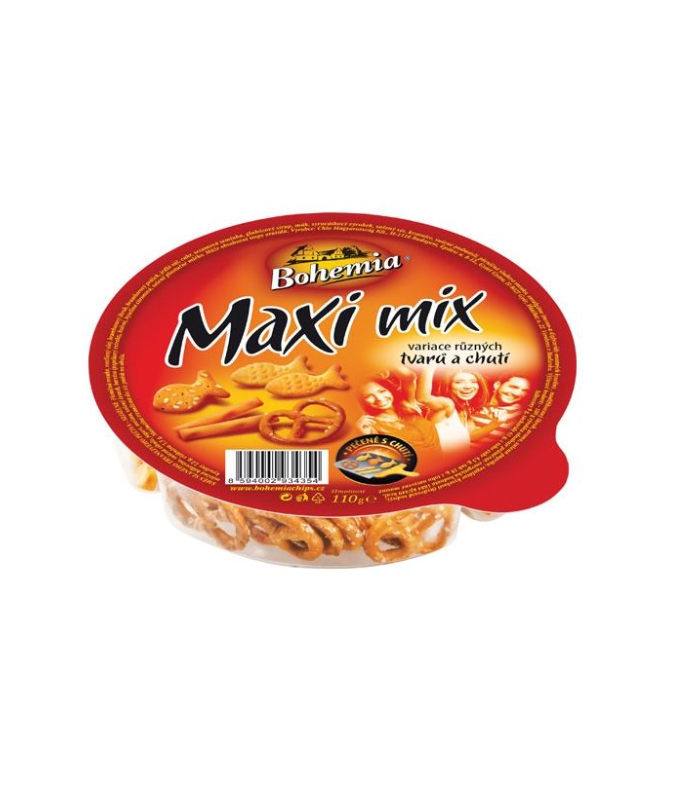 Slané pečivo Bohemia Maxi Mix - 4 druhy, 100 g