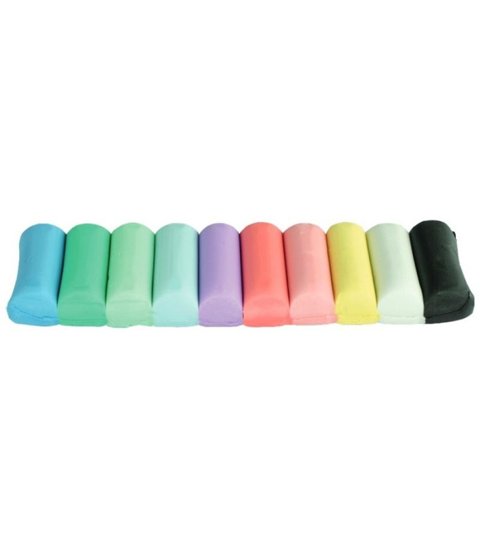 Modelovací hmota Kores - 10 pastelových barev, 200 g