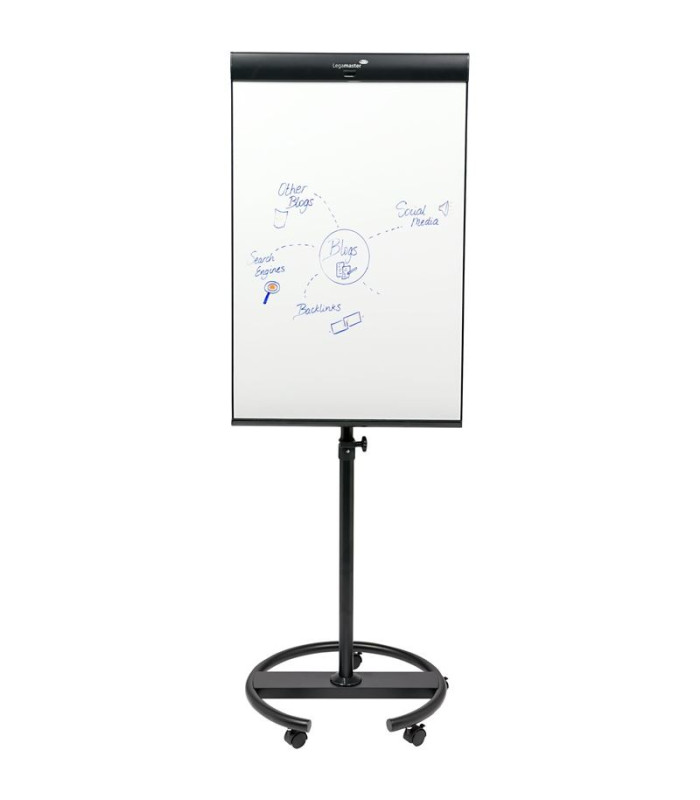 Flipchart mobilní UNIVERSAL Triangle - kruhová základna, lakovaný povrch