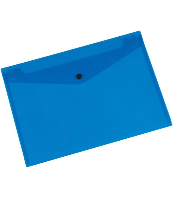 Zakládací pouzdro s drukem Q-Connect - A5, 172 mic, modré, 1 ks