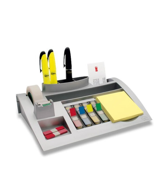 3M Post-it stolní organizér + základní balení bločků a lepicí pásky