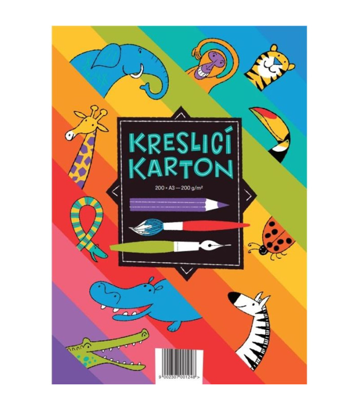 Kreslicí karton A3 - 200g/m2, 200 listů