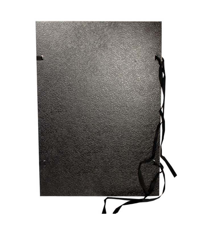 Spisové desky s tkanicí HIT Office - A3, černé, 1 ks