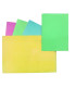 Papírové desky bez chlopní A4, náhodné barvy 100 ks