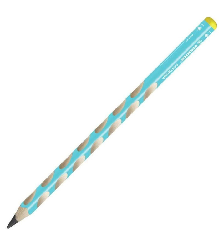 Grafitová tužka STABILO EASYgraph - bez pryže, HB P, modrá, pro leváky i praváky