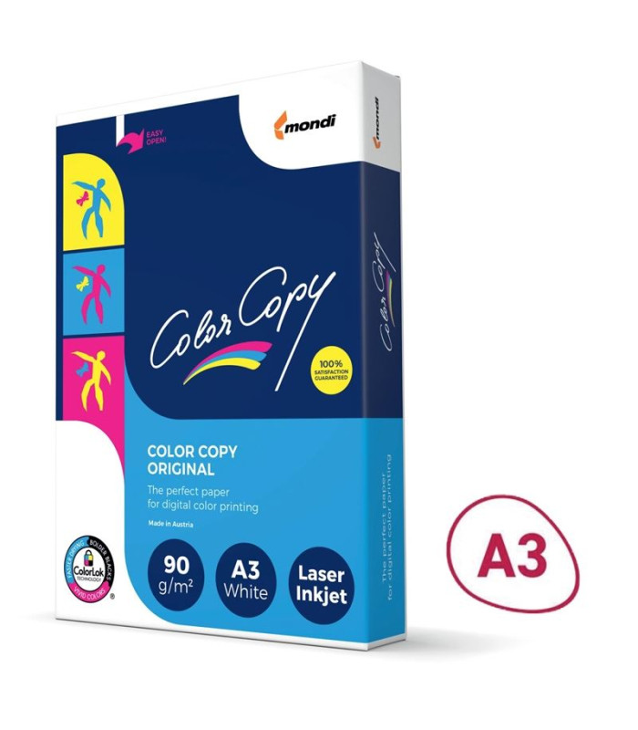 Kancelářský papír Color Copy A3 - 90 g/m2, CIE 161, 500 listů