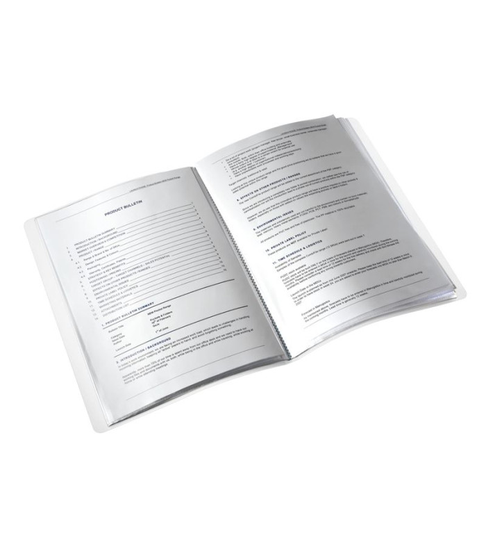 Katalogová kniha Leitz WOW - A4, 20 kapes, růžová