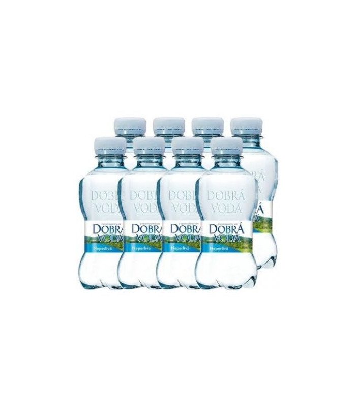 Minerální voda Dobrá voda jemně perlivá, 8x 0,25 l