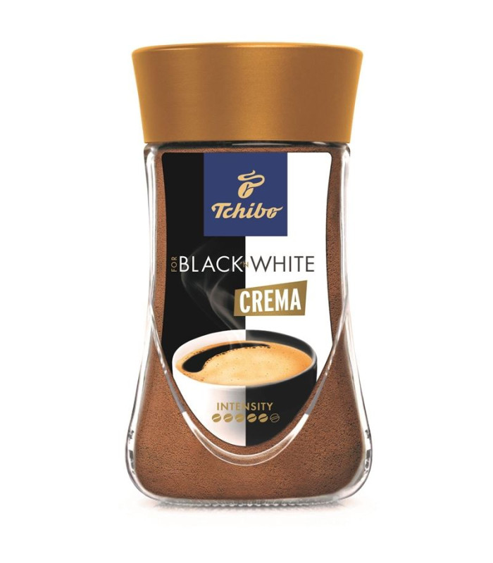 Instantní káva Tchibo - Black and White Crema, 180 g