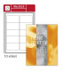Univerzální etikety S&K Label - bílé, 96 x 50,8 mm, 1000 ks