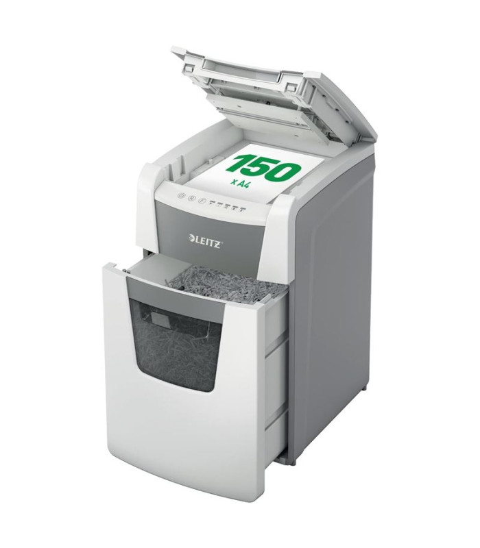 Automatická skartovačka Leitz IQ AutoFeed 150 - P5, řez na mikročástice 2 x 15 mm