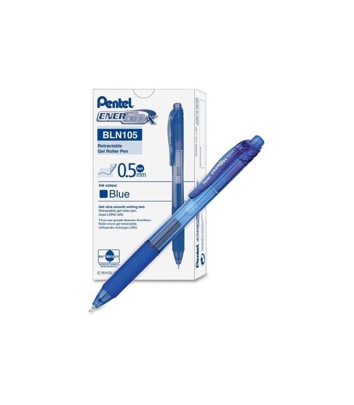 Gelový roller Pentel Energel X - modrá, 0,5 mm