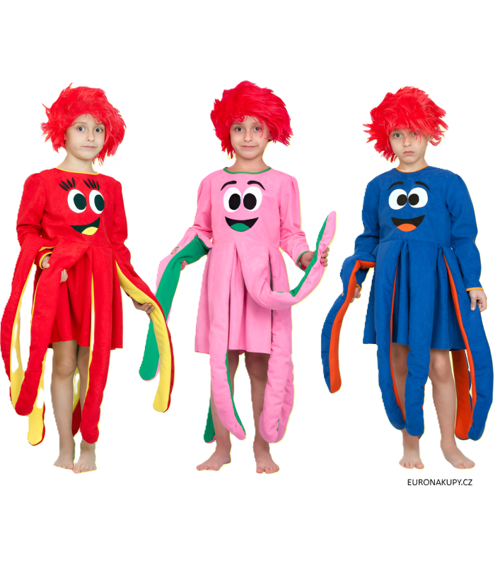 Karnevalový kostým CHOBOTNICE RŮŽOVÁ