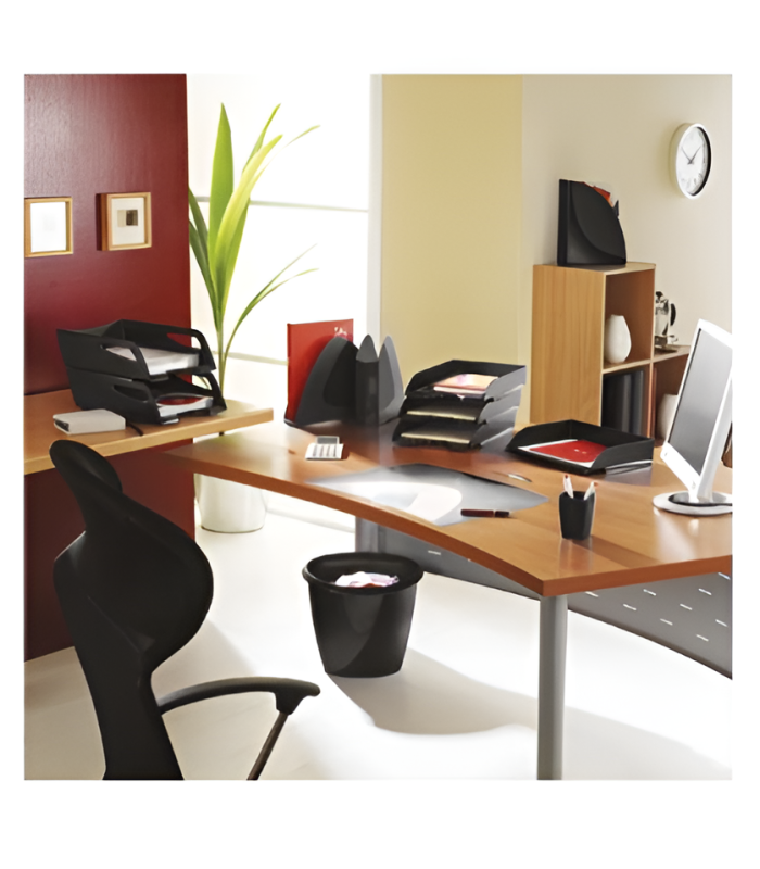 Stojan na časopisy CEP Confort - plastový, černý